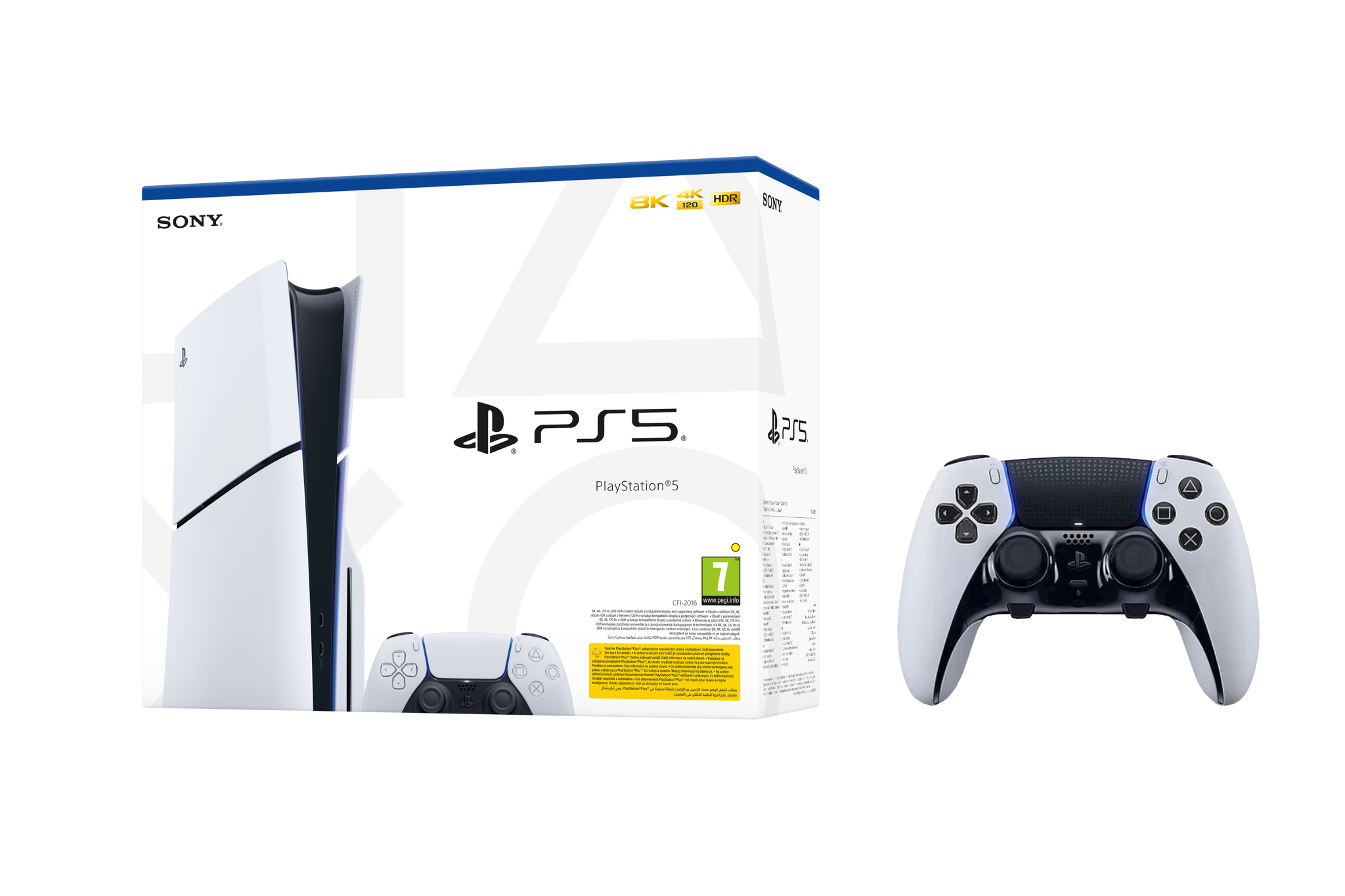 Igralna konzola PlayStation 5 Slim + dodaten kontroler (EDGE) 1