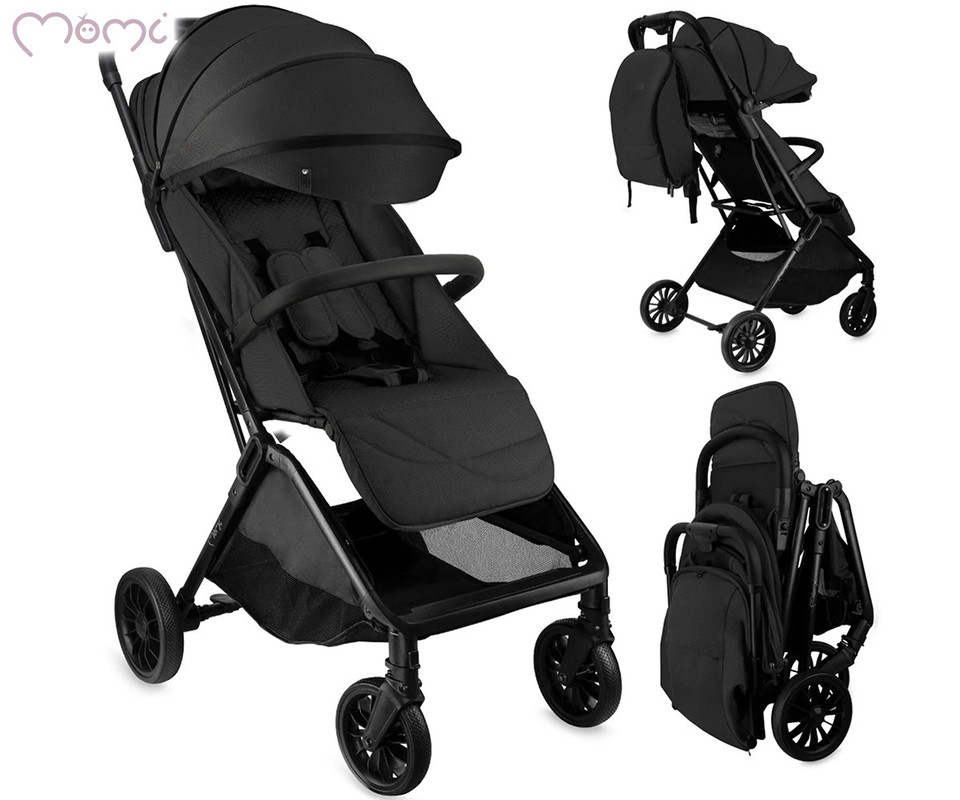 Otroški voziček MoMi ANDREA - črn 1