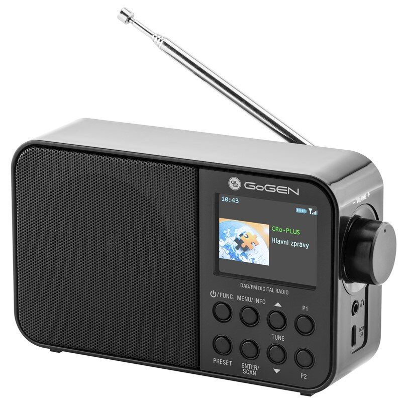 Radio Gogen DAB+ 500 BT črn 1