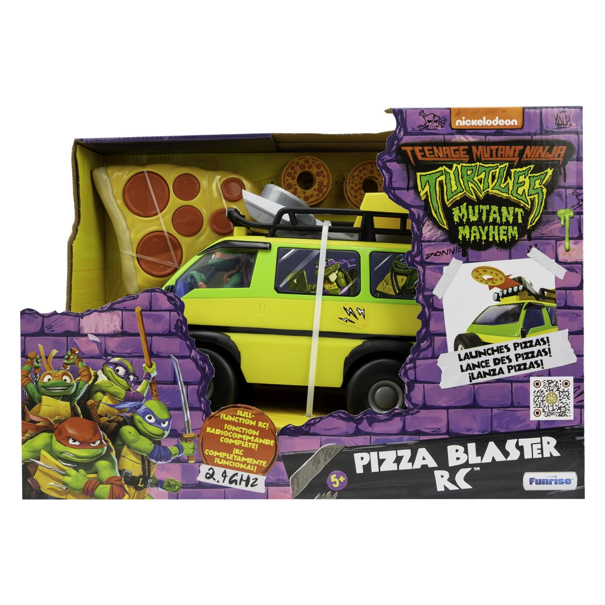Vozilo na daljinsko vodenje Mutant Ninja Turtles - Pizza Blaster 1