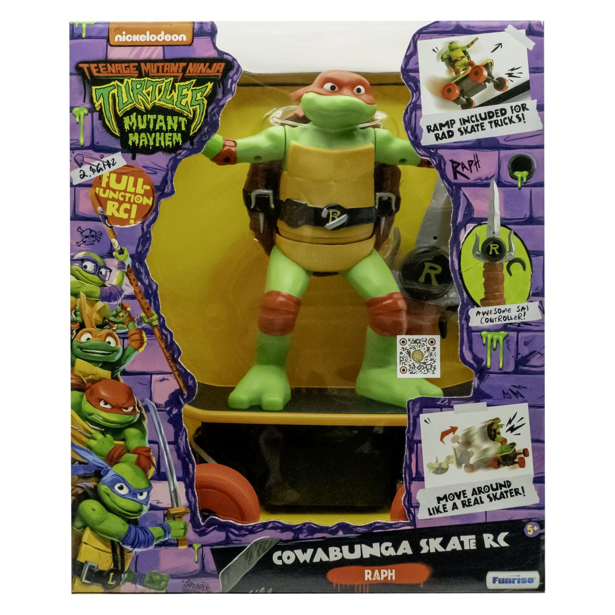 Rolka na daljinsko vodenje Mutant Ninja Turtles - Cowabunga Raphael 1