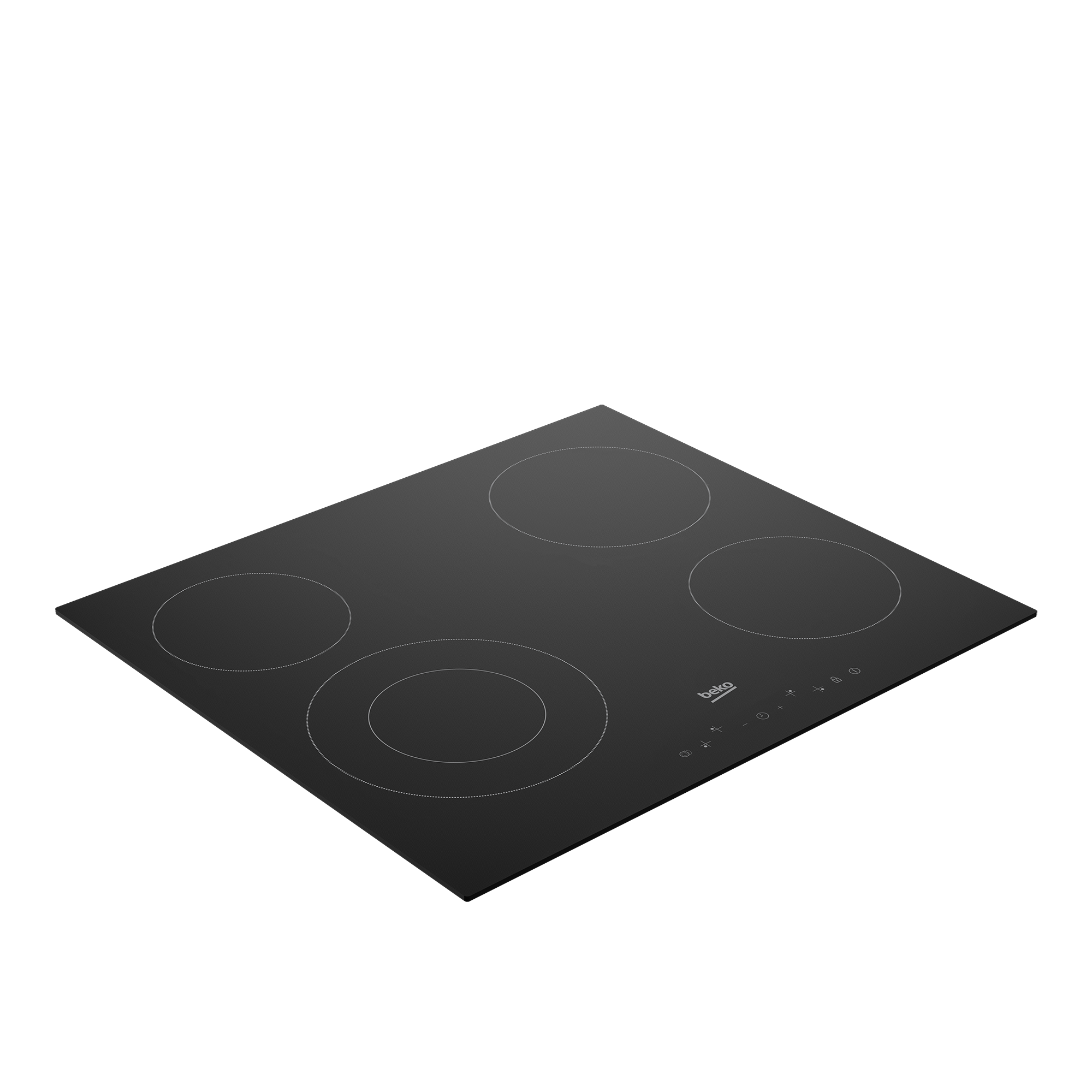 Vgradna steklokeramična plošča Beko HIC64402T6700 2