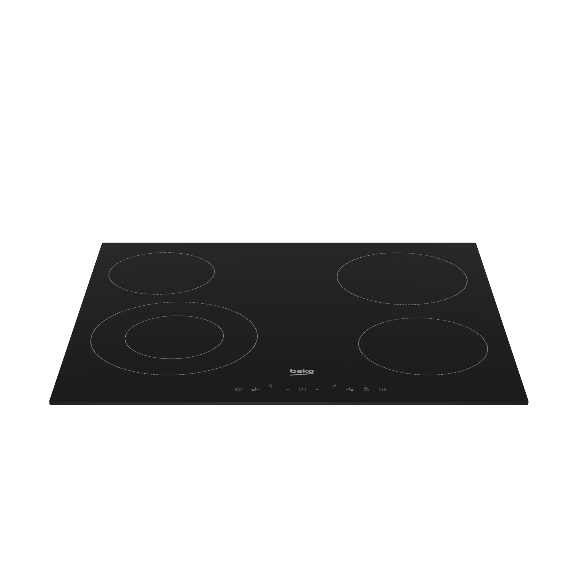 Vgradna steklokeramična plošča Beko HIC64402T6700 3