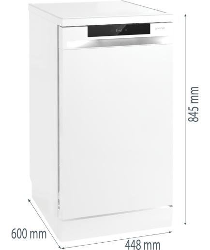 Prostostoječi pomivalni stroj Gorenje GS541C10W 4