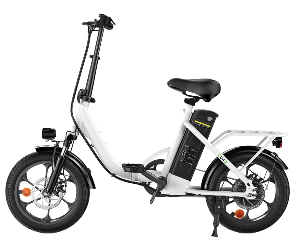 Zložljivo električno kolo Isinwheel U4 - bel 1