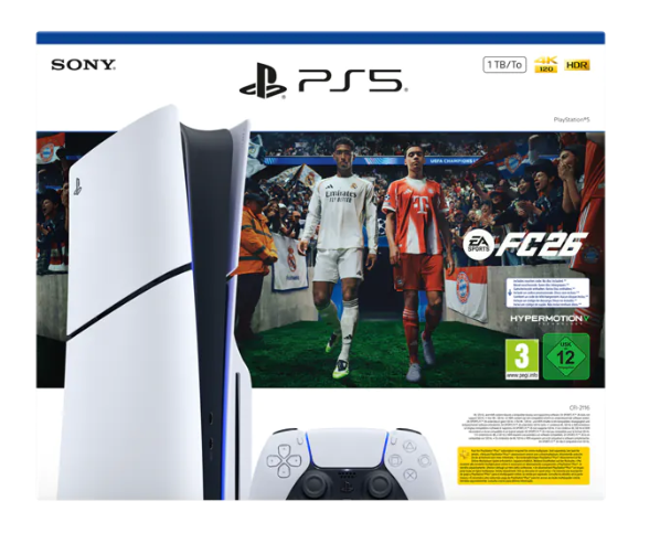 Igralna konzola PlayStation 5 Slim 1 TB in igra FC26 1