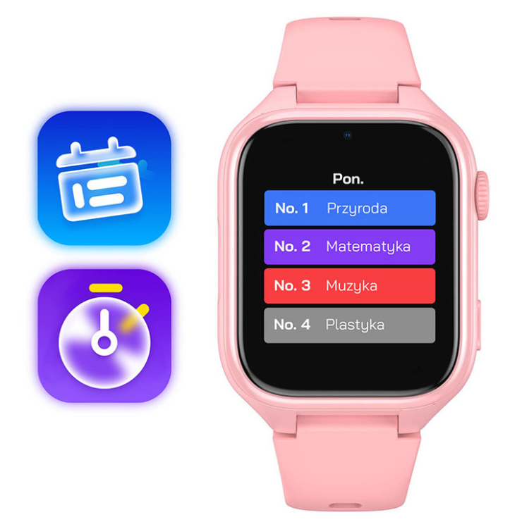 Otroška pametna ura Manta Stelio Junior 4G - roza  2