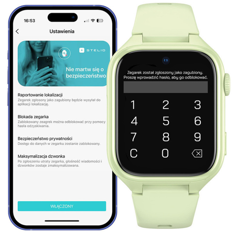 Otroška pametna ura Manta Stelio Junior Pro AI 4G - zelena  4