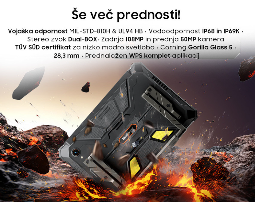 Tablični računalnik Blackview ACTIVE 12 PRO LTE - črn 3