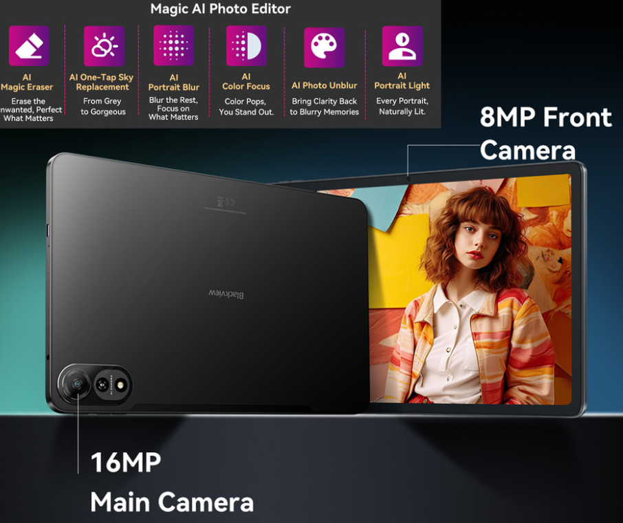 Tablični računalnik Blackview MEGA 2 LTE - siv  2