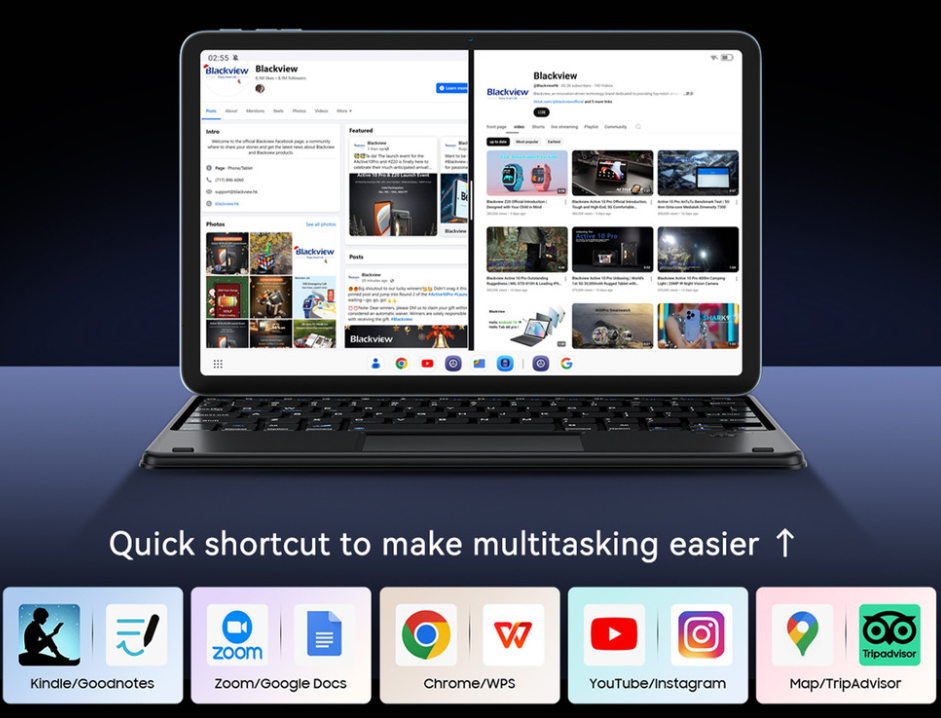 Tablični računalnik Blackview MEGA 2 LTE - zelen 5
