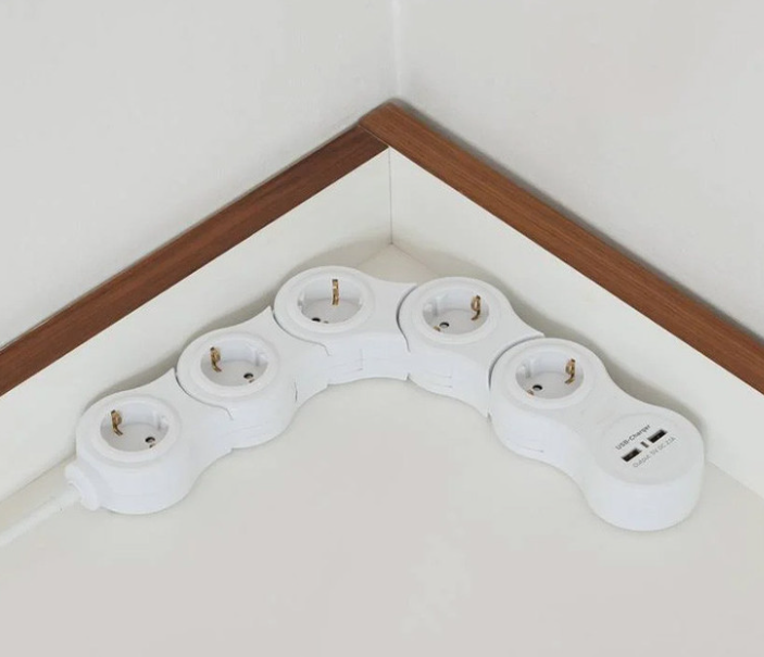 Električni podaljšek WELL EXTSR-5S3M-USB  4