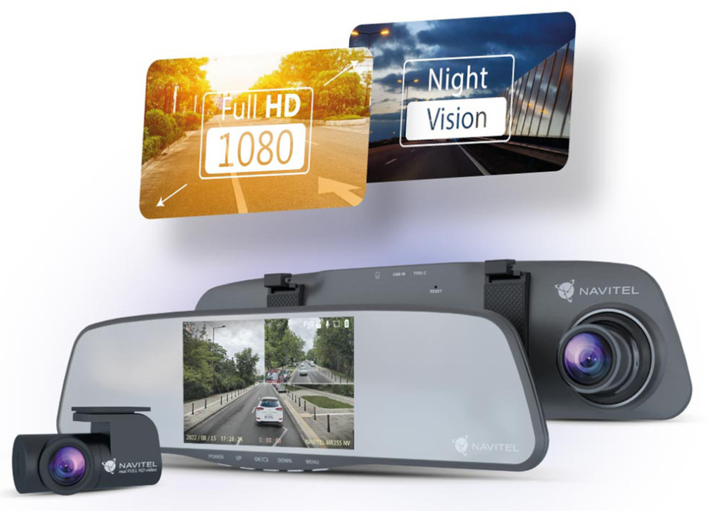Avto kamera/ogledalo Navitel MR255 NV 3
