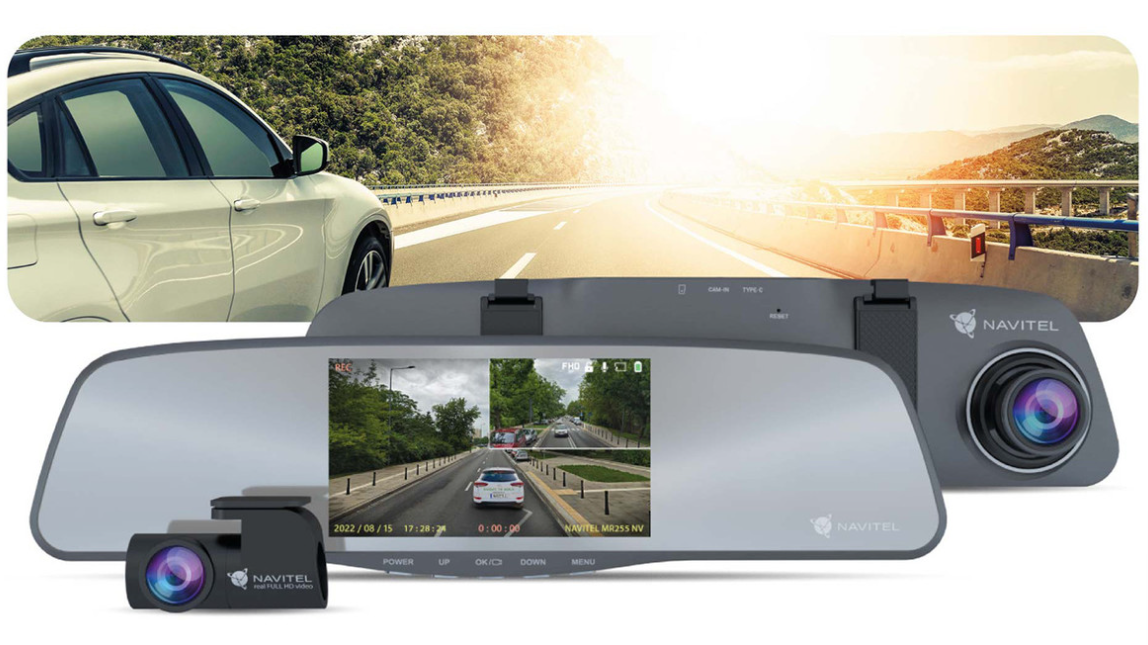Avto kamera/ogledalo Navitel MR255 NV 4