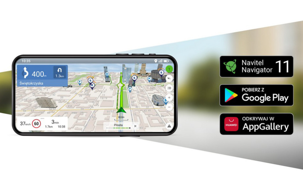 Avto kamera/ogledalo Navitel MR255 NV 5