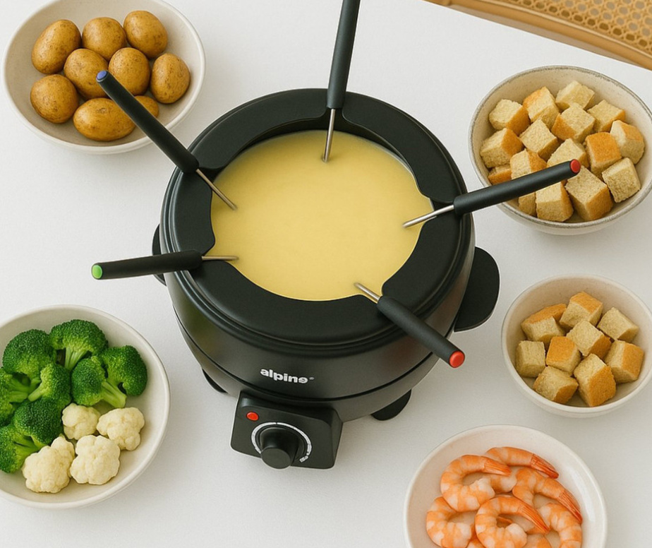 Komplet za fondue Alpina 800W, 2.3L 5