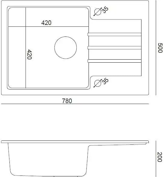 Pomivalno korito Quadron Peter 111 - sivo 4