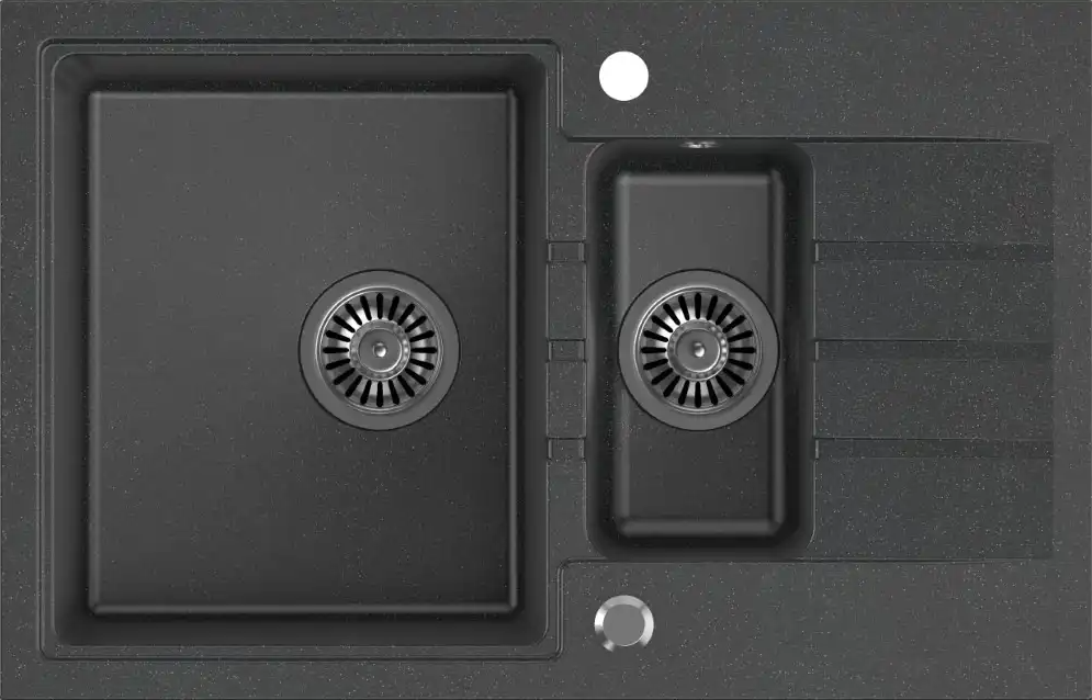 Pomivalno korito Quadron Peter 156 - črno 1