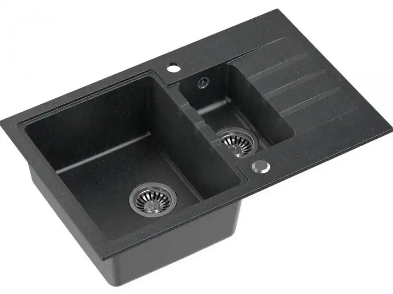 Pomivalno korito Quadron Peter 156 - črno 3