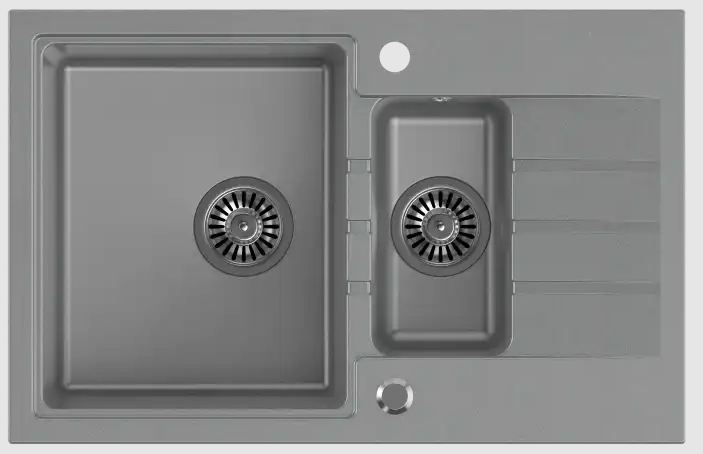 Pomivalno korito Quadron Peter 156 - sivo 1