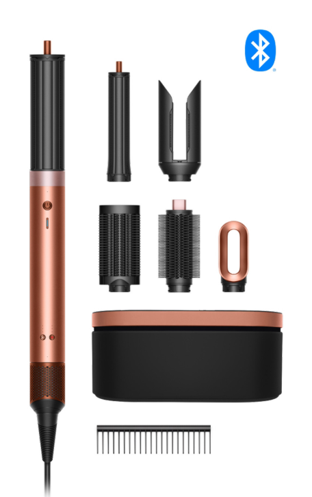 Oblikovalnik las Dyson Airwrap Co-anda 2x Straight+Wavy Amber Silk 1