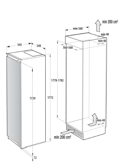 Zamrzovalna omara Gorenje FNCI517E62WF 2