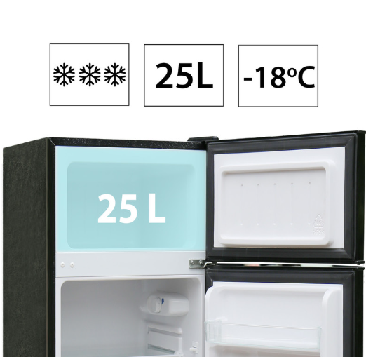 Kombinirani hladilnik z zamrzovalnikom Manta MM545D - črn 2