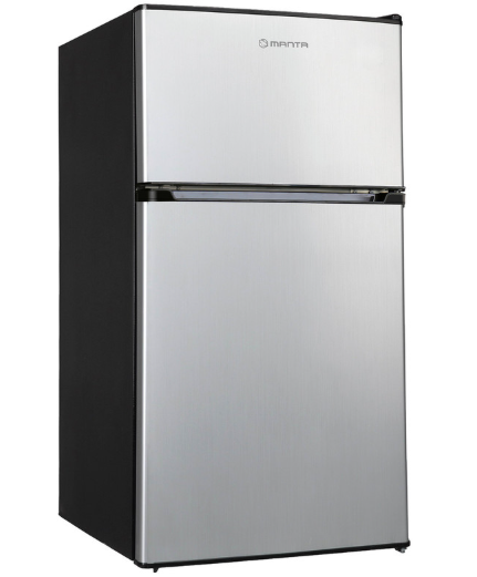Kombinirani hladilnik z zamrzovalnikom Manta MM545D - srebrno-črn  1