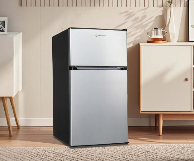 Kombinirani hladilnik z zamrzovalnikom Manta MM545D - srebrno-črn  4