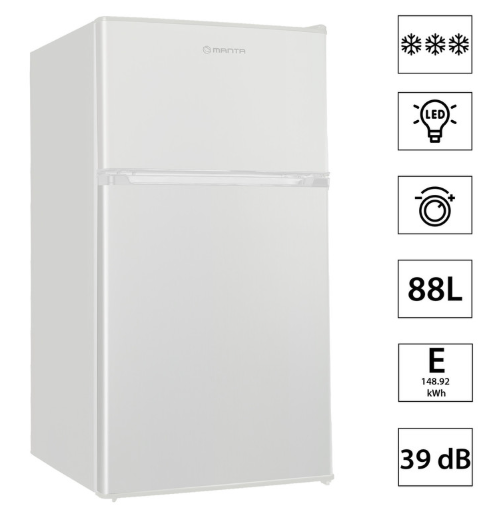 Kombinirani hladilnik z zamrzovalnikom Manta MM545D - bel 4