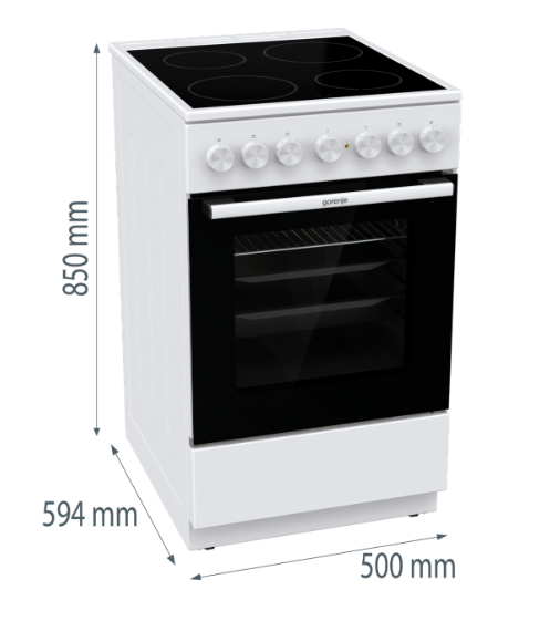 Električni štedilnik Gorenje GEC5B41WG 6