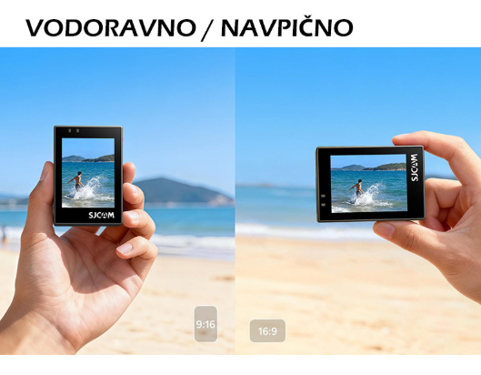 Športna kamera SJCAM SJ6 ULTRA - črna 4