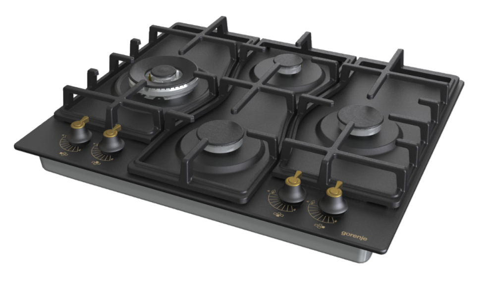 Plinska kuhalna plošča Gorenje GW6D42CLB 3