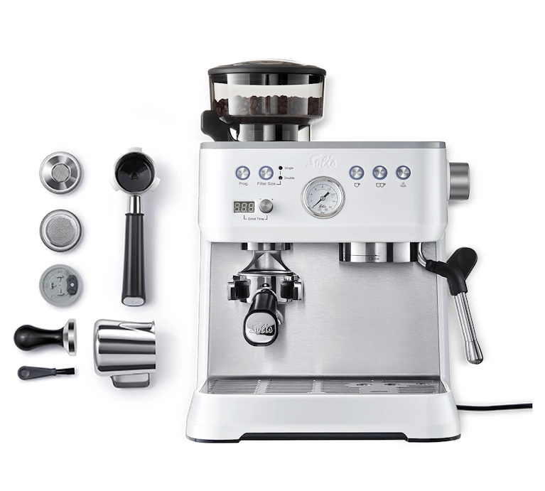 Aparat za kavo Solis Grind & Infuse Perfetta White 3
