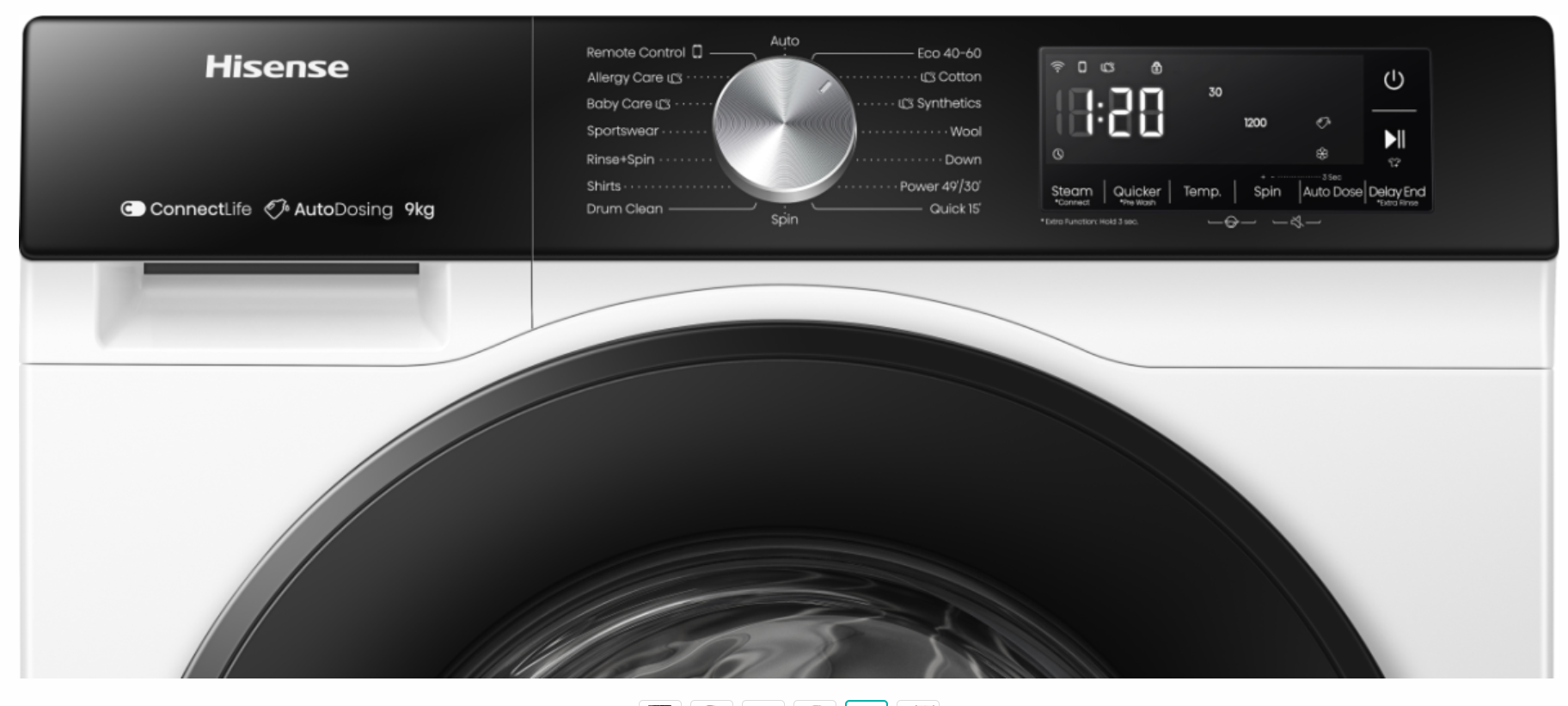 Pralni stroj Hisense WF3S9045BW3 3