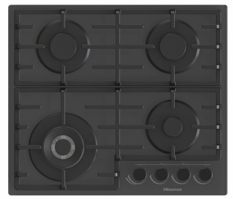 Plinska kuhalna plošča Hisense GG663B 4