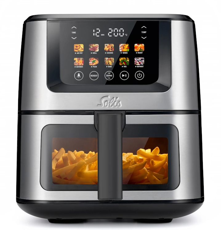 Cvrtnik na vroč zrak Solis Air Fry & Dry XL - črn 1