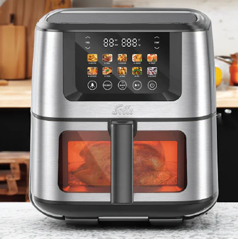 Cvrtnik na vroč zrak Solis Air Fry & Dry XL - črn 3