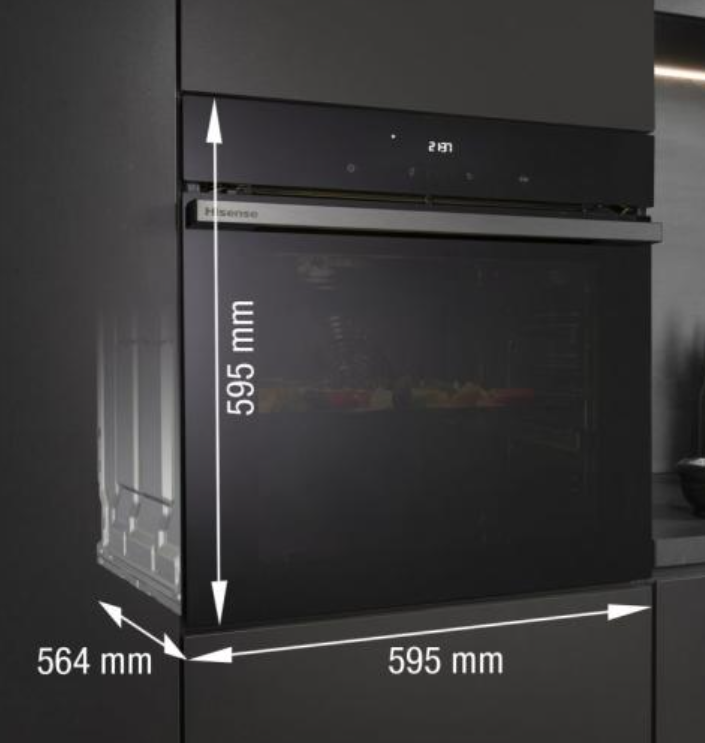 Vgradna pečica Hisense HO66F PizzaChef 5