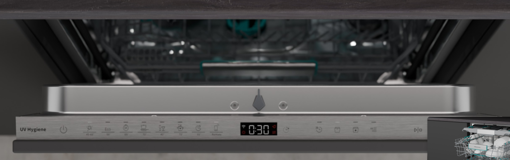 Popolnoma vgradni pomivalni stroj Hisense HV673A65 6