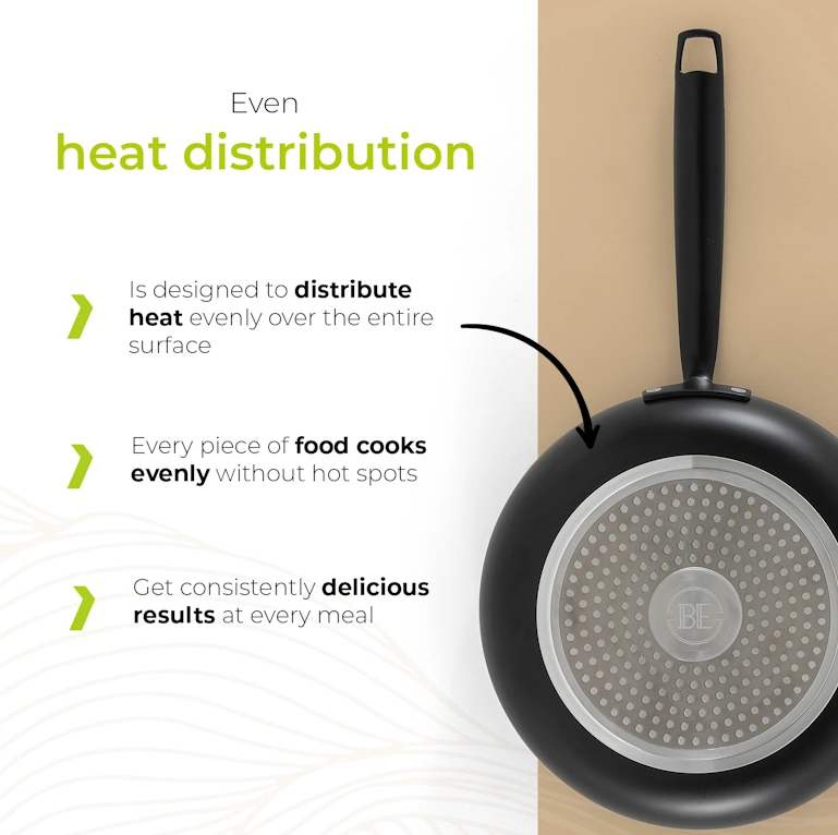 Ponev BE Living Tava Essential Black 24 cm 3