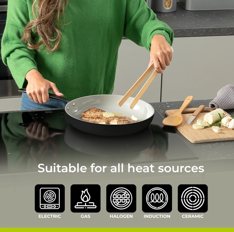 Ponev BE Living Tava Essential Black 24 cm 4