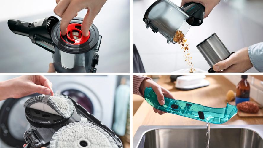 Akumulatorski sesalnik Bosch Unlimited 7 ProHygienic Aqua 9