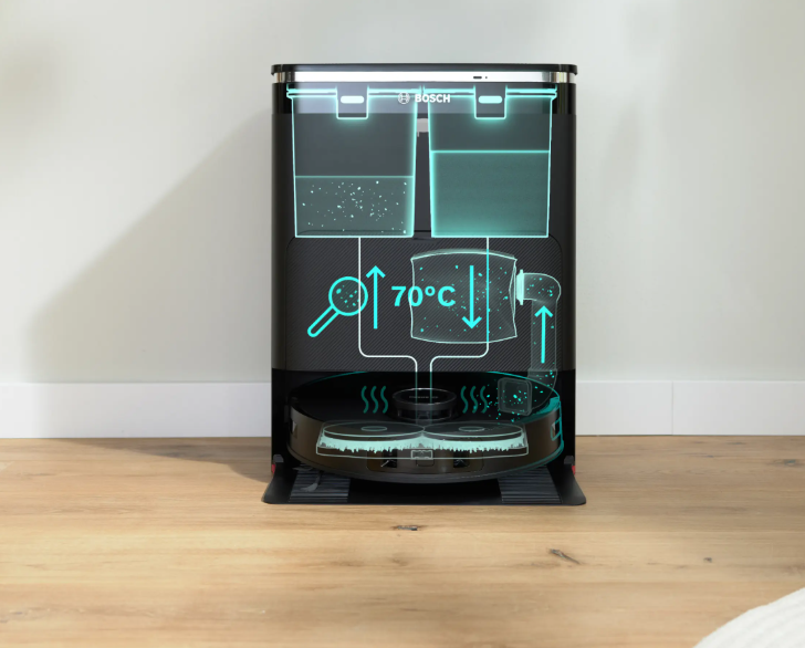 Robotski sesalnik Bosch BCRDW3BAB 4