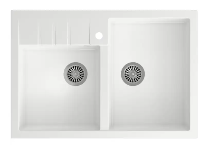 Pomivalno korito Quadron Bill 120 - bela 2