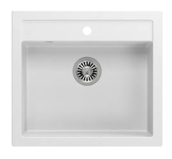 Pomivalno korito Quadron Bill 110 - bela 1