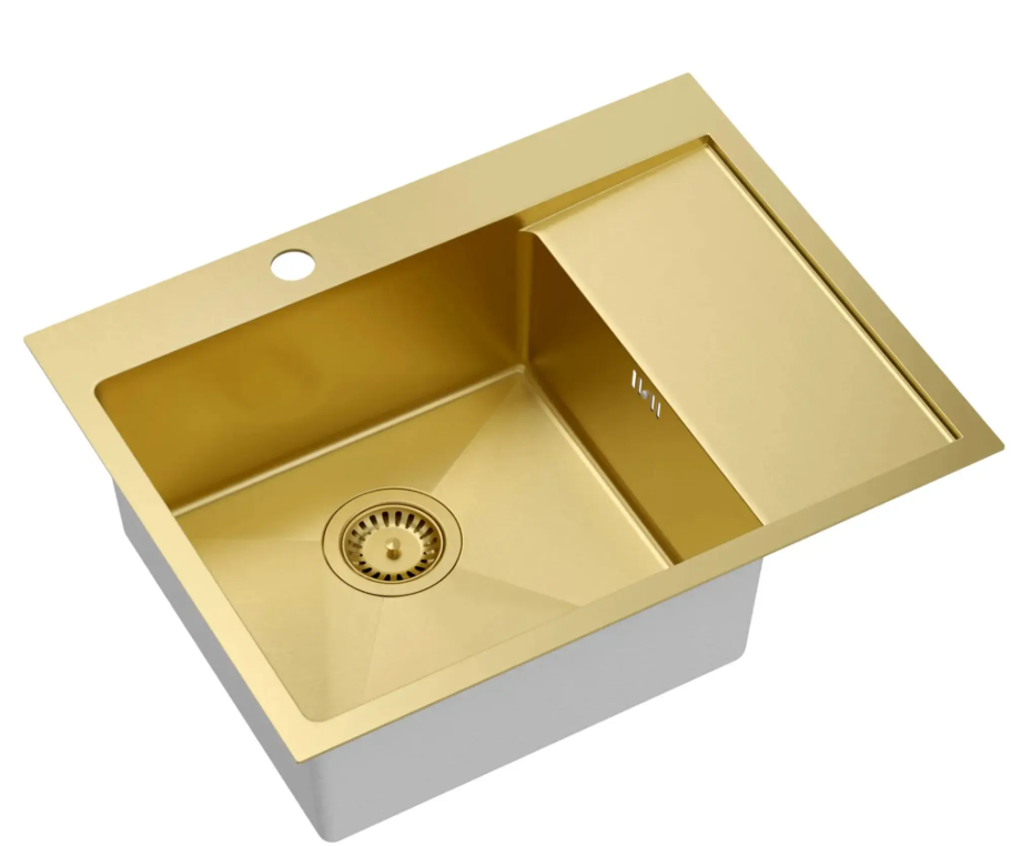 Pomivalno korito Quadron Russel 116 - zlata 1