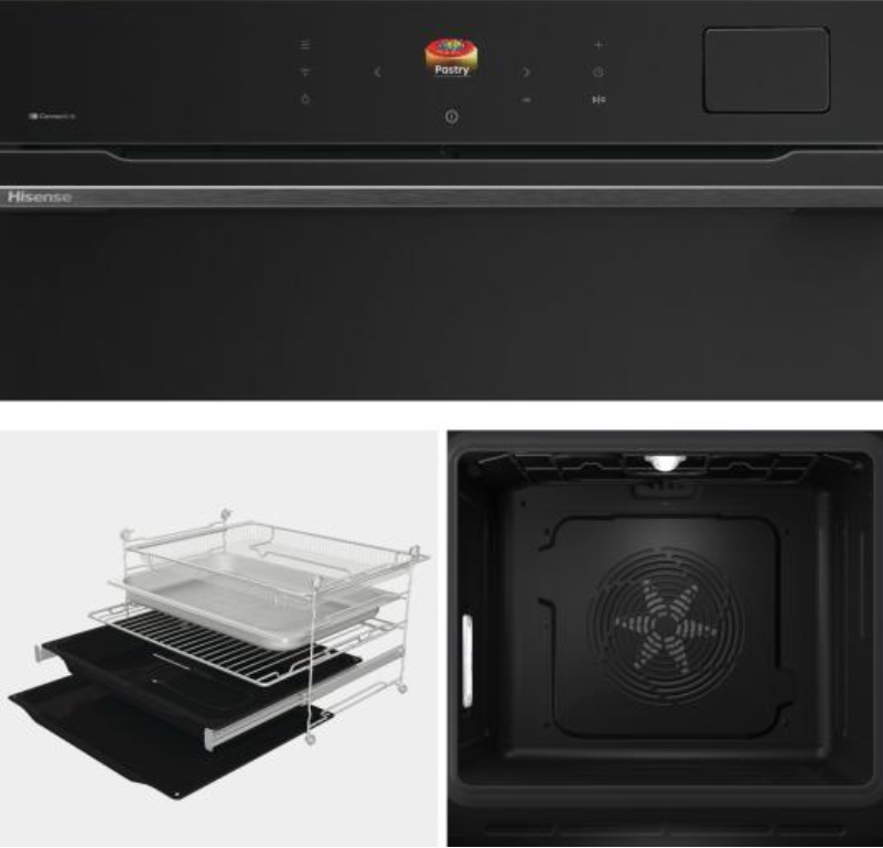 Vgradna pečica Hisense BFS615S8B 5