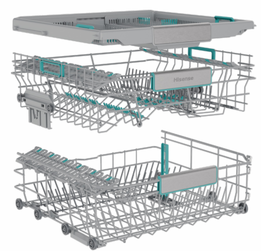 Popolnoma vgradni pomivalni stroj Hisense HV693A65AD 7