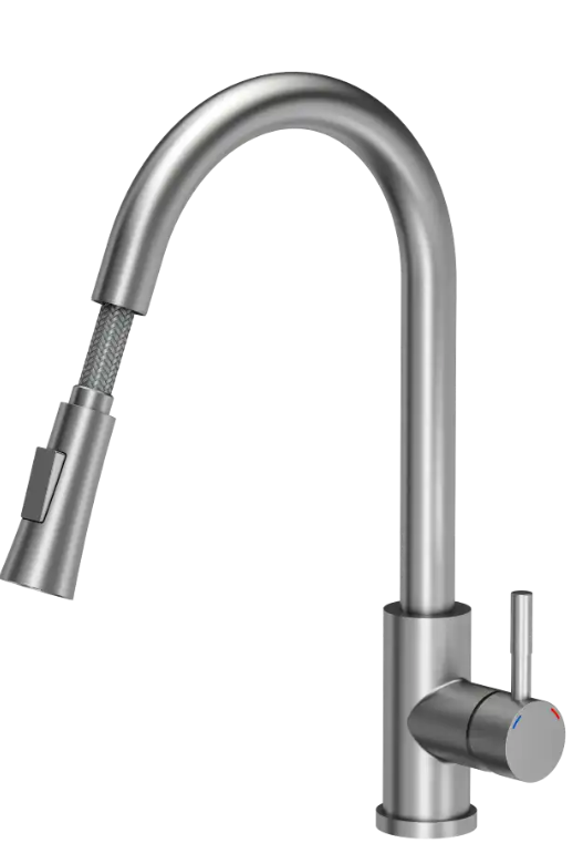 Kuhinjska armatura Quadron Julia - srerbna 3